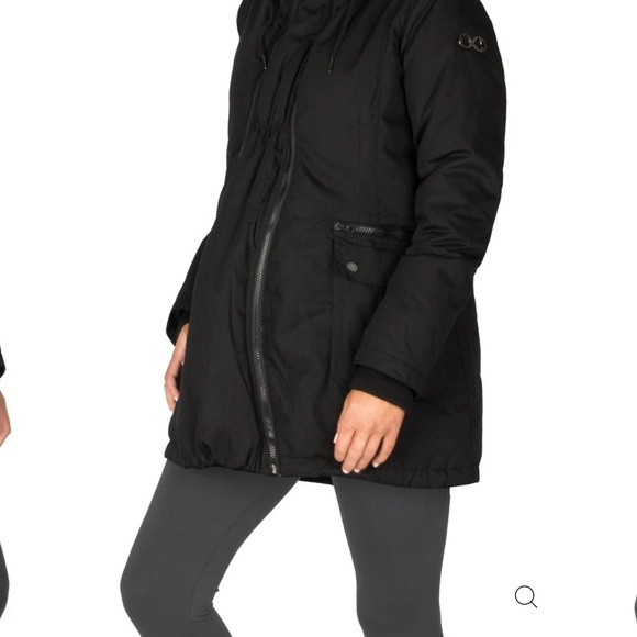 SOLD - Maternity Winter Jacket by Modern Eternity. Medium Maternity 3 in 1 Coat - Picture 11 of 16